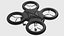 Dron cuadricóptero futurista