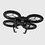 Dron cuadricóptero futurista