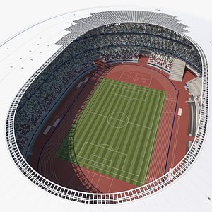 3D model tokyo national olympic stadium