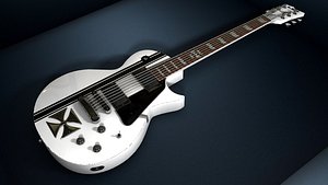 3d model metallica james hetfield esp