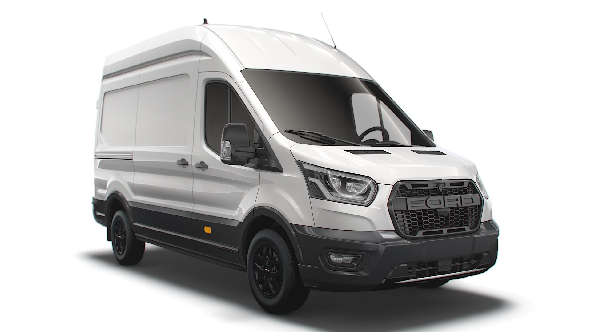 Ford Transit Van L2H3 Trail 2021 3D Model TurboSquid 1839436