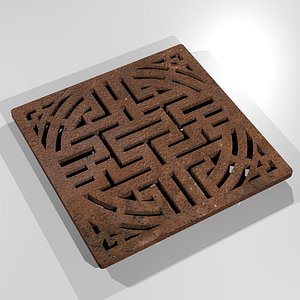 Rusty Sewer Grate