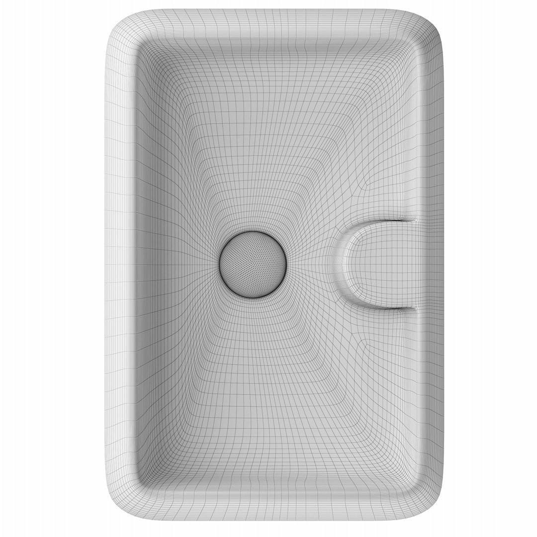 3D Basin Rounded Rectangle Shape Model - TurboSquid 1693572