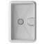 TableTop Basin in rounded rectangle shape