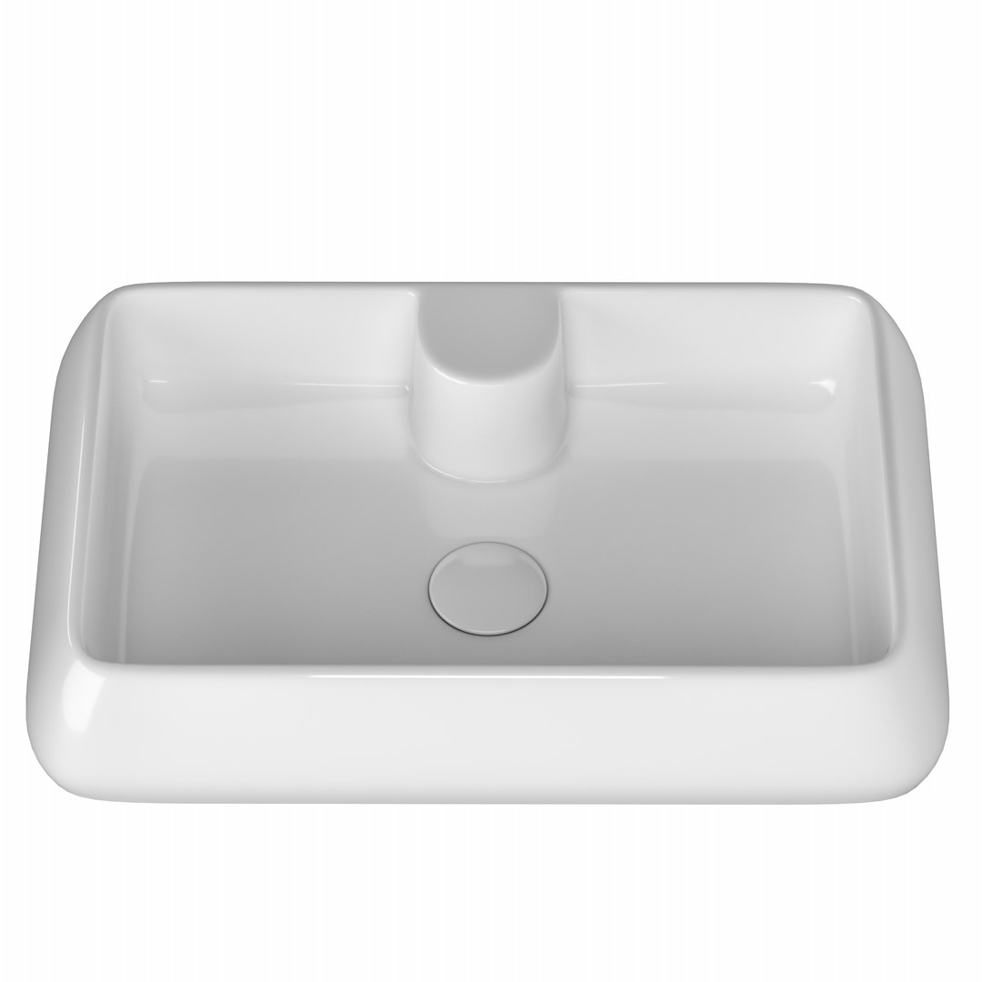 3D Basin Rounded Rectangle Shape Model - TurboSquid 1693572