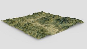 games terrain 3D model