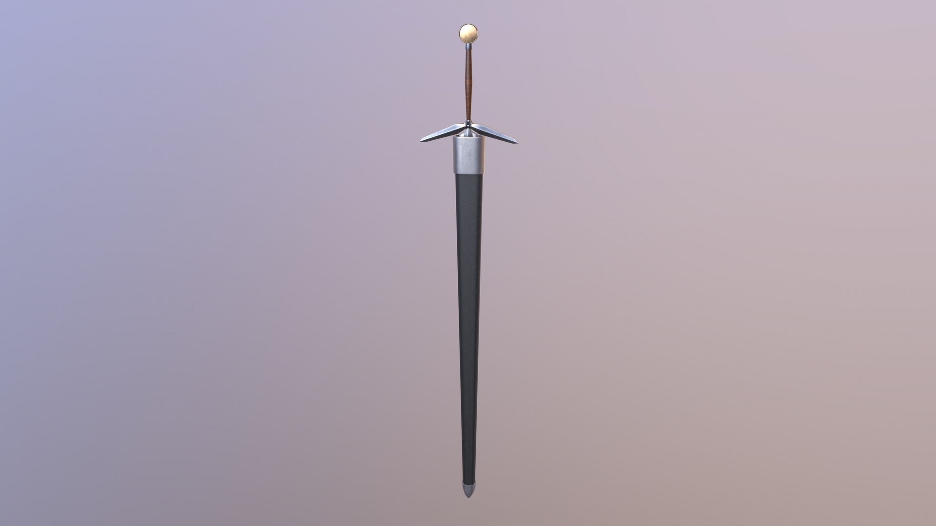 Claymore Sword And Scabbard 3D Model - TurboSquid 1874498