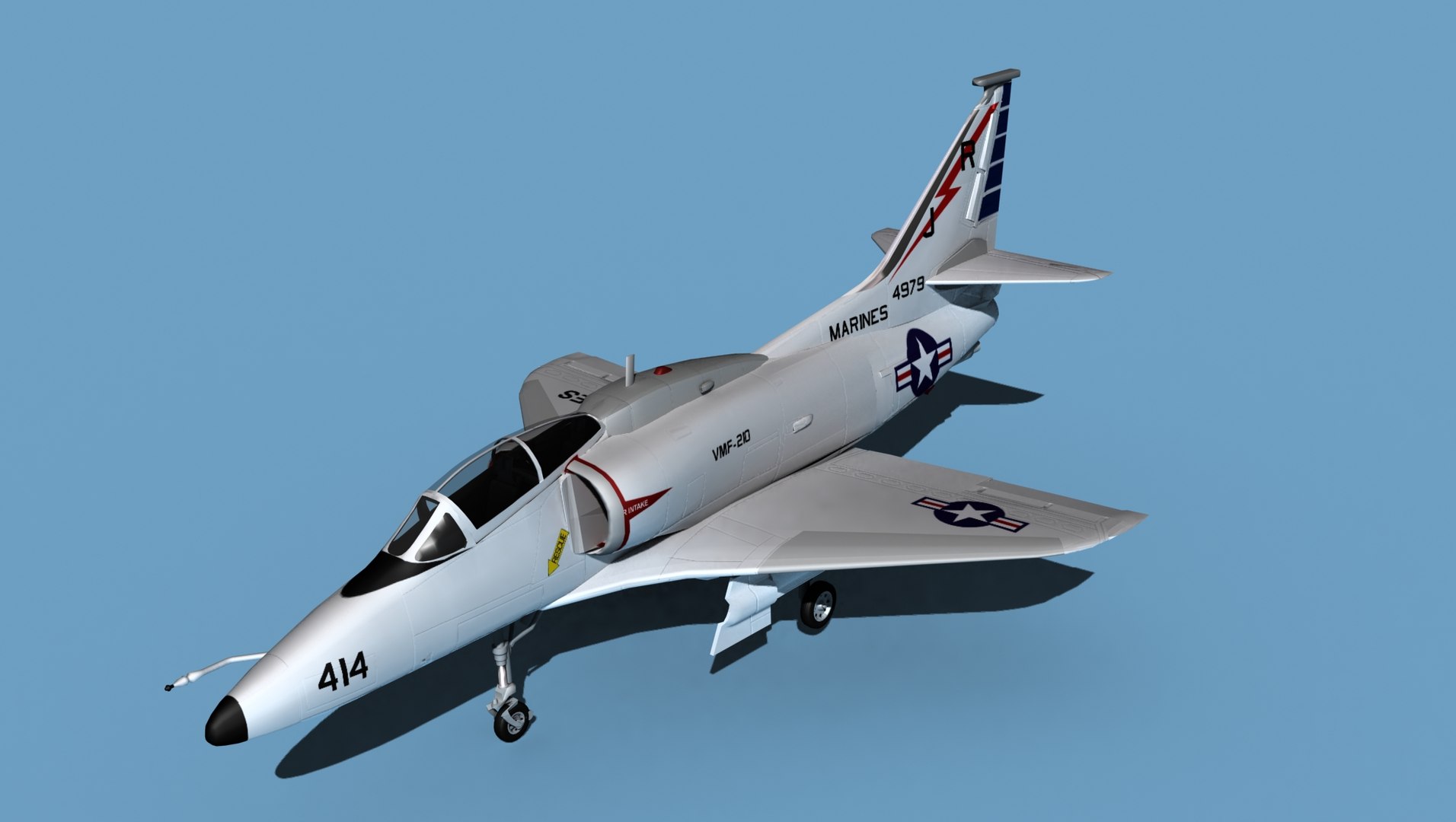 Douglas TA-4M Skyhawk V05 USMC model - TurboSquid 1918799