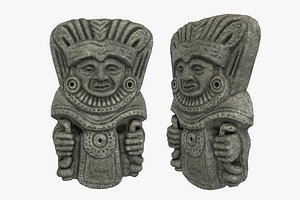 shaman tribal mask 3D model