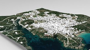 Lungoni Santa Teresa Gallura Sardinia Italy 3D