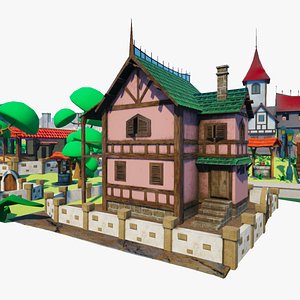 3D model Middle Ages Historical Environment Pack