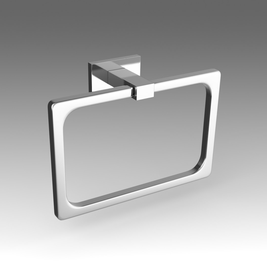 3d wall bathroom holder model