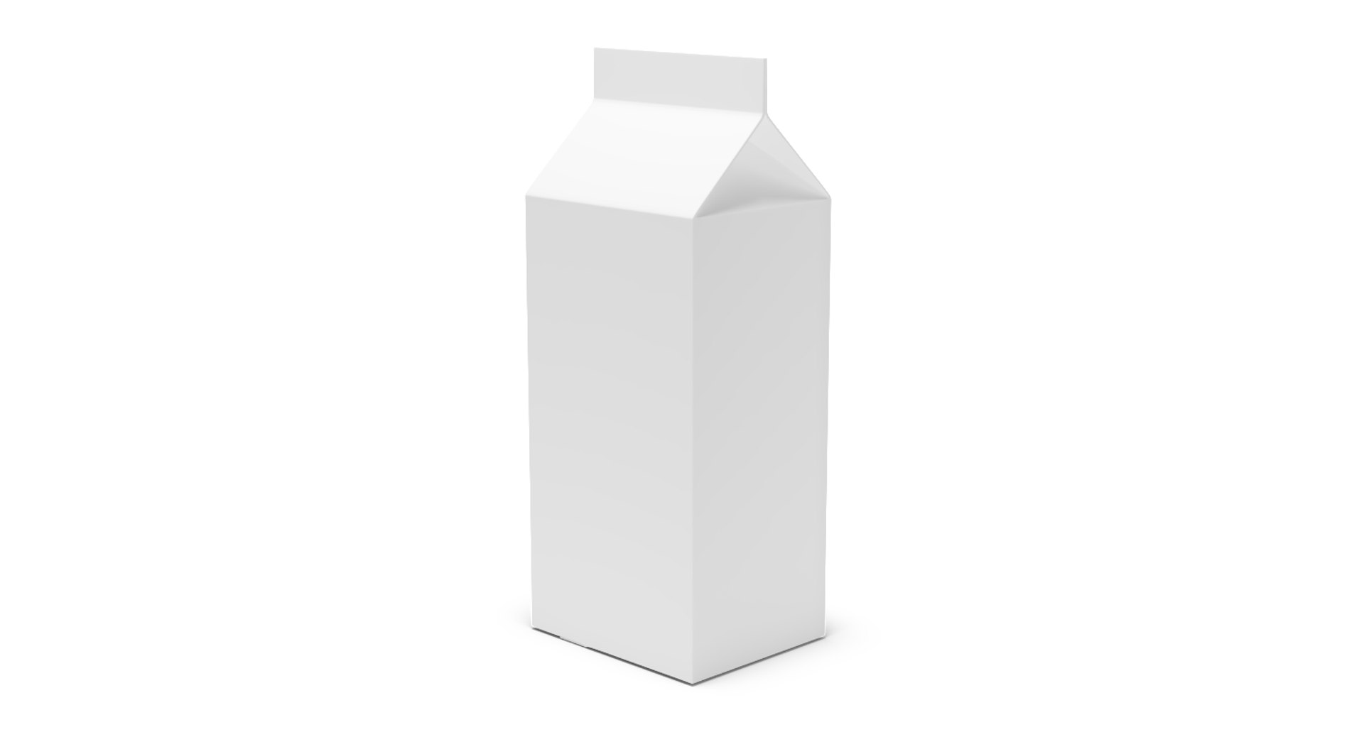 Milk Carton Model - TurboSquid 1422495