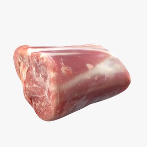 3d raw meat