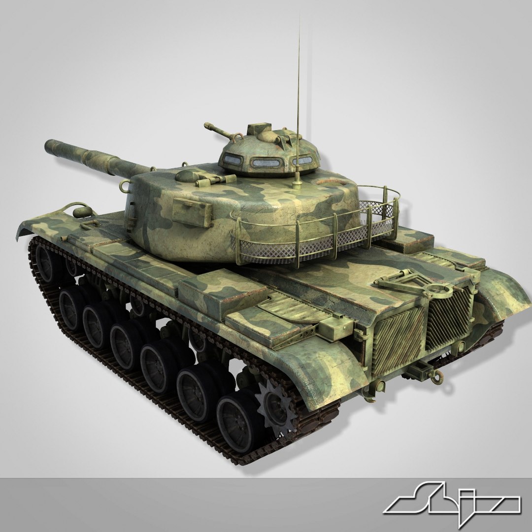 3d gun tank m60 patton