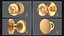 Door Knob Golden Set Collection V01