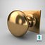 Door Knob Golden Set Collection V01
