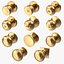 Door Knob Golden Set Collection V01