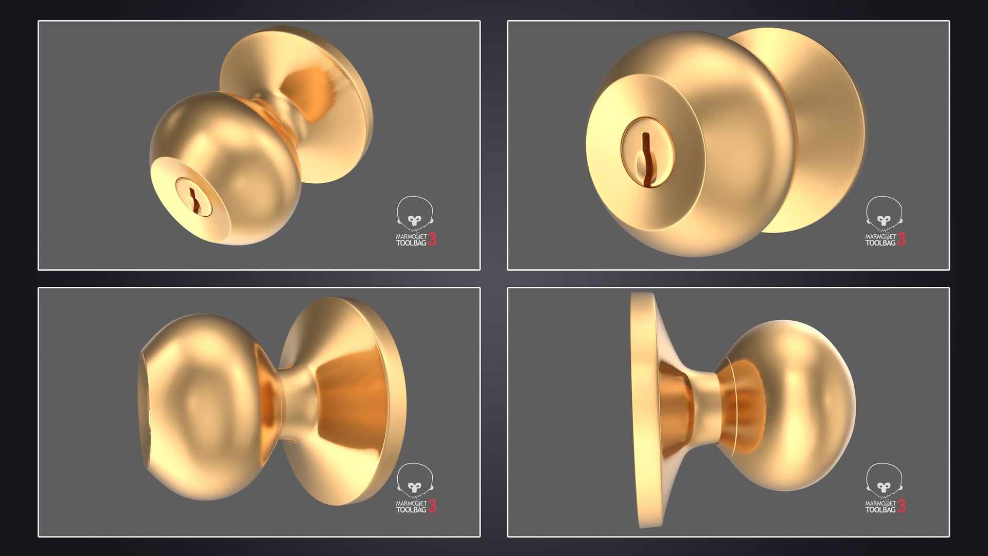 Door Knob Golden Set Collection V01 3D model https://p.turbosquid.com/ts-thumb/Jo/ral5Qm/b8/doorknobkeyholegolden_v03_render_pbr/jpg/1624215588/1920x1080/fit_q87/7333b0ba3b92082a0e3d0ff8fbc6cc02edbcb194/doorknobkeyholegolden_v03_render_pbr.jpg