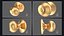 Door Knob Golden Set Collection V01