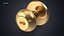 Door Knob Golden Set Collection V01