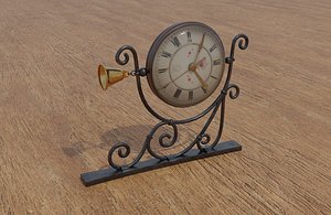 3D model wall clock