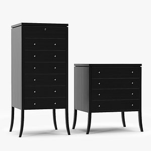 Dering Hall Right Bank Semainier & Bedside Bureau