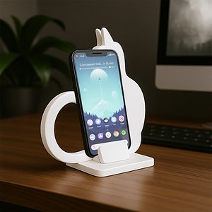 Cat Phone Stand 3D print model