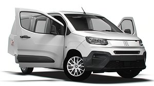 Fiat E Doblo SWB Van HQ Interior 2024