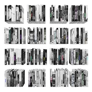 shelve bookcase 3D model