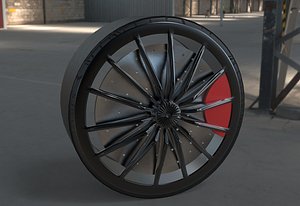 car tire 3D model