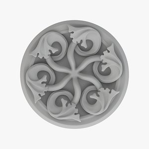 Gothic Ornament 092 3D model
