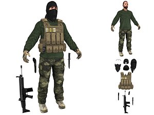 mercenary terrorist model