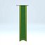 3D Green Banner model