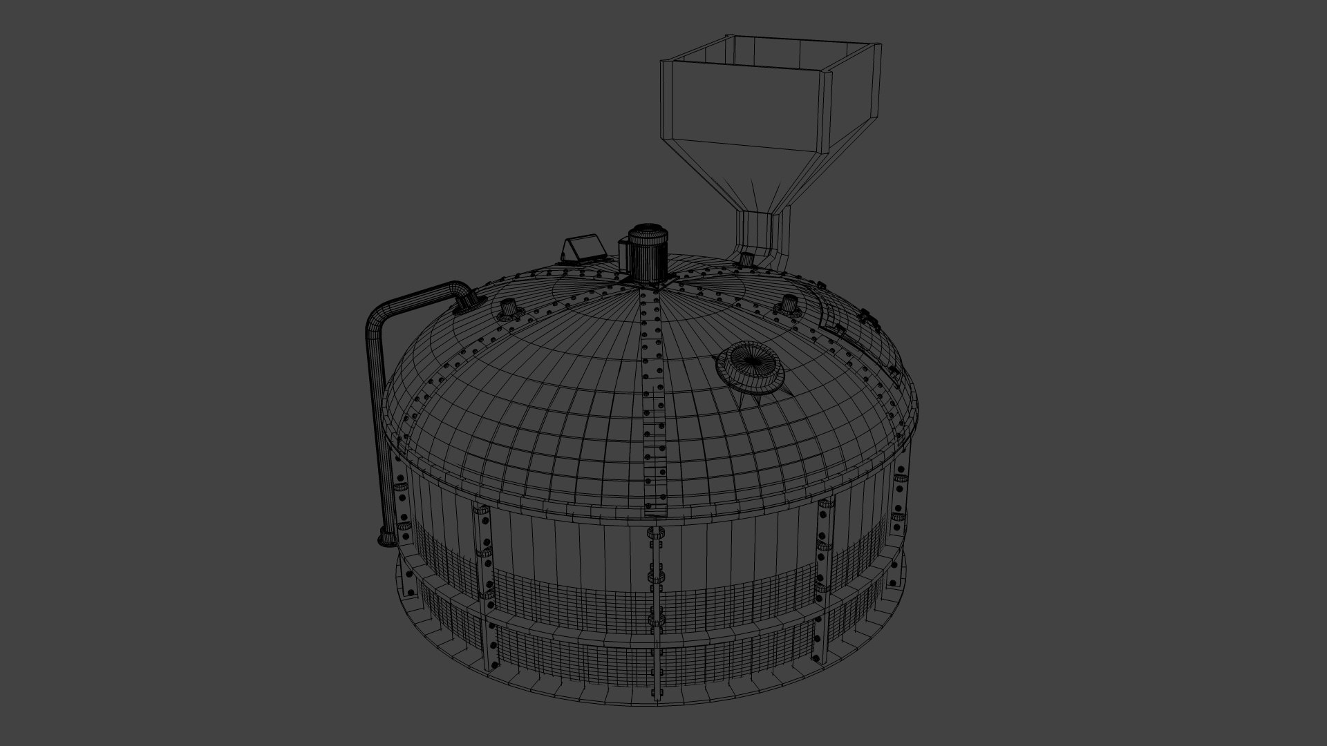 Mash Tun Whisky Still 3D model https://p.turbosquid.com/ts-thumb/Jp/EjVcy1/nt/wire01_0100/jpg/1651584028/1920x1080/fit_q87/f3ba3bdcfbdca1252315f55bc49ac67cf719f7b2/wire01_0100.jpg