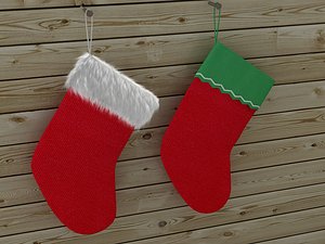 christmas stockings 3d max