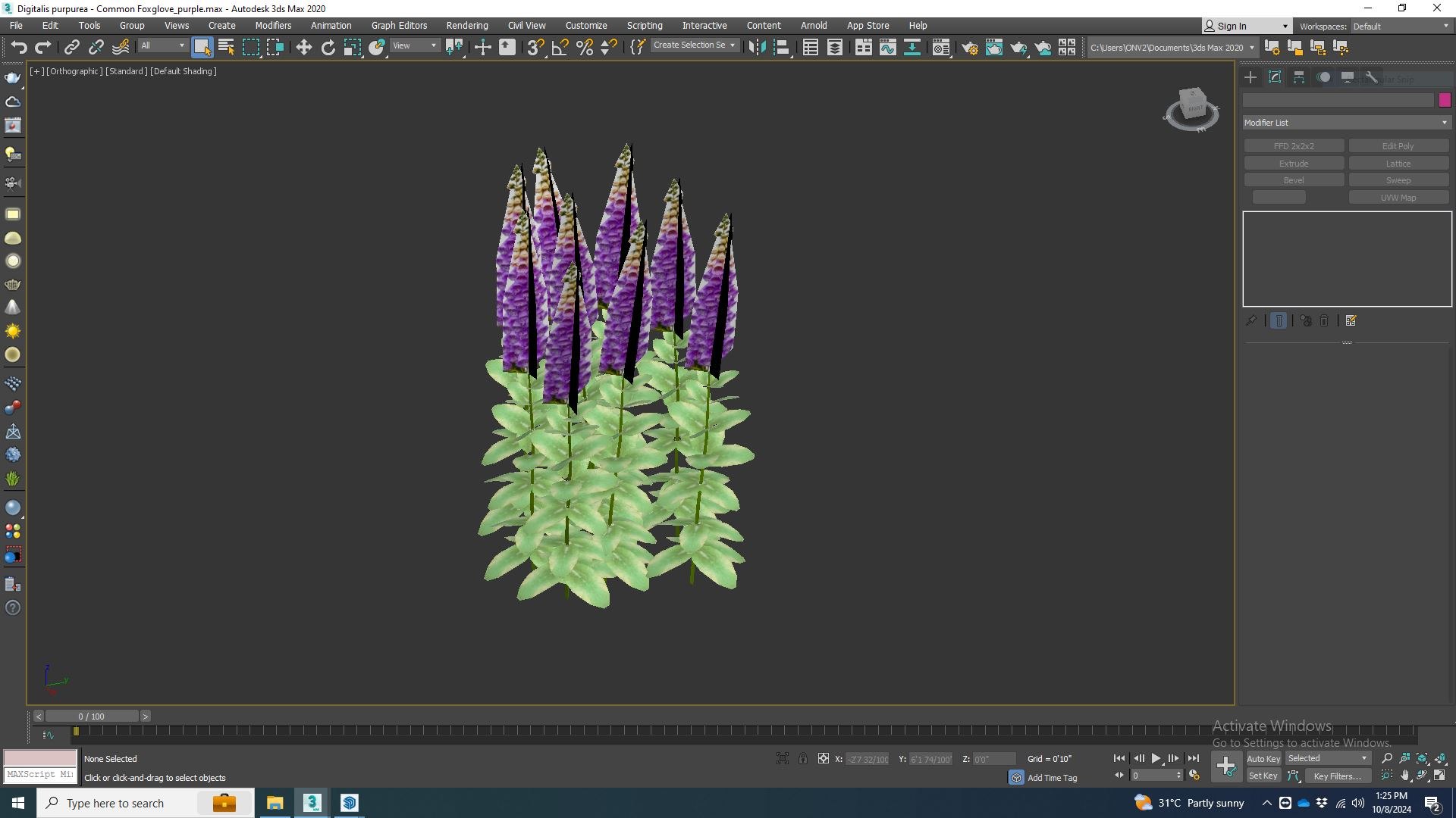 3D model Digitalis purpurea - Common Foxglove purple https://p.turbosquid.com/ts-thumb/Jp/FAiKyO/QK/digitalispurpureacommonfoxglovepurplemaxview/jpg/1729405922/1920x1080/fit_q87/6eb3cdcadd6ab45a5065419196f5c134725f6f46/digitalispurpureacommonfoxglovepurplemaxview.jpg