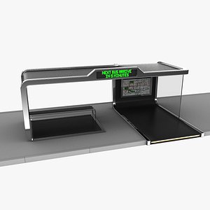 Bus Stop 3D model
