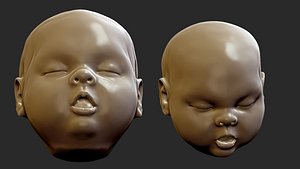 baby head 3D