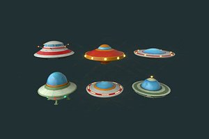 flying saucers pack 3D