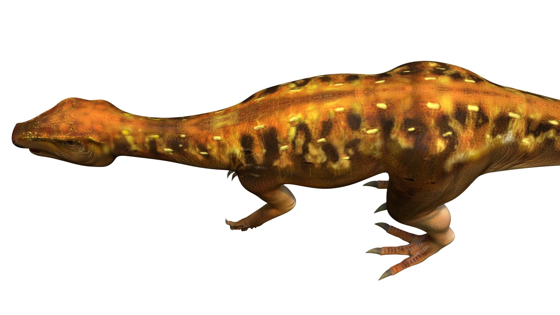 Tatisaurus Dinosaur Jurassic Animal 3D Model - TurboSquid 2342292