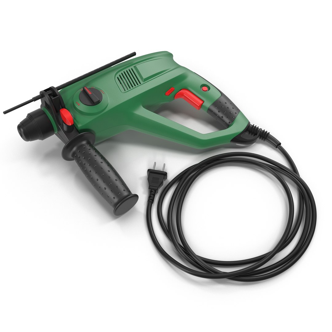 Pneumatic Hammer 3D Model 3D model preview