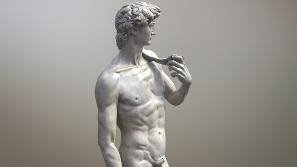 David statue 3D model - TurboSquid 1334758