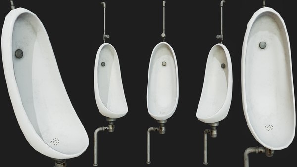 Pissoir pbr urinal decoration model - TurboSquid 1362989