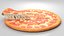 Pizza De Pepperoni Con Rebanada