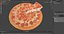 Pizza De Pepperoni Con Rebanada