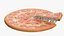 Pizza De Pepperoni Con Rebanada