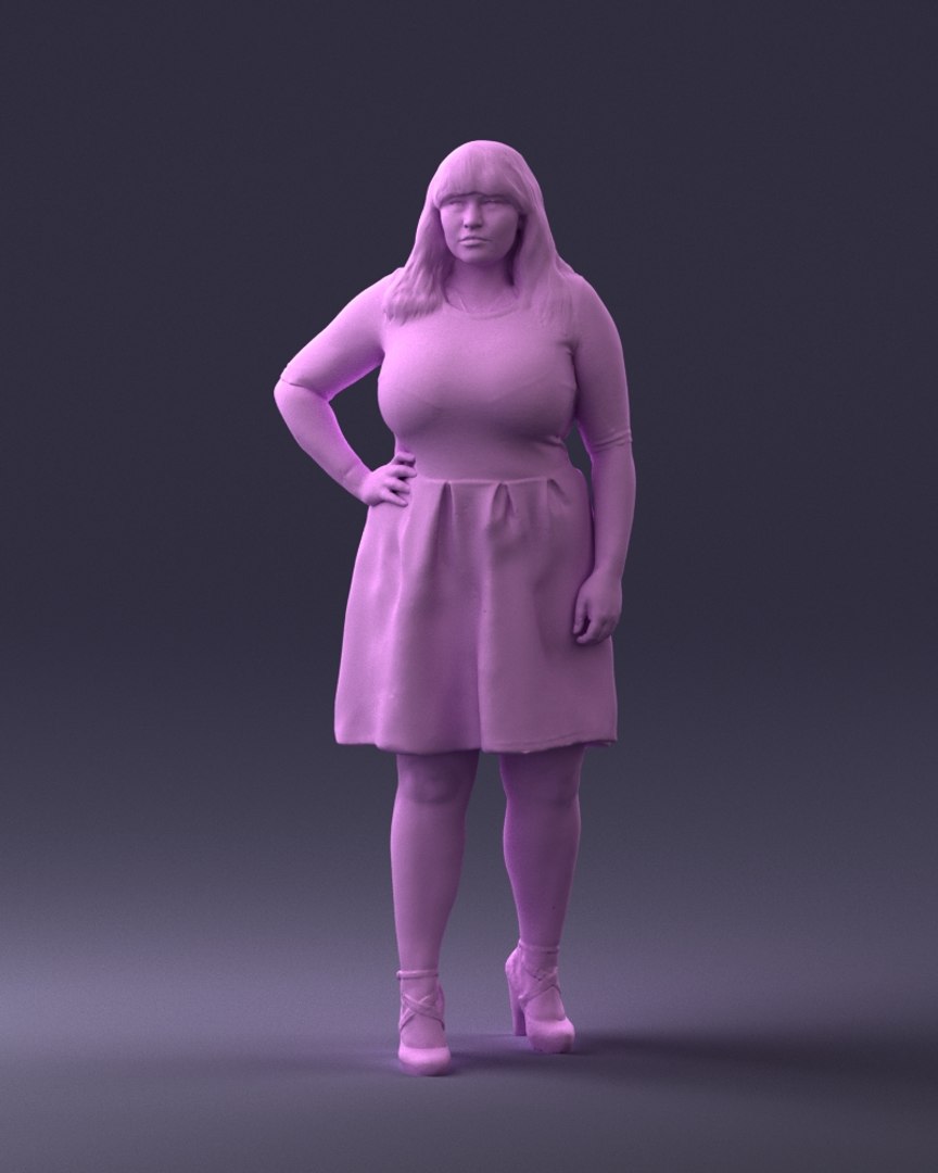 3D Woman Female Charact - TurboSquid 1498511