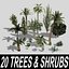 3ds max 20 trees shrubs
