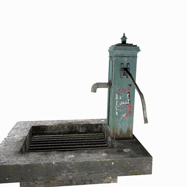3D victorian hand water pump model - TurboSquid 1354411